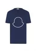 moncler unisex logo front t-shirt homme mcml79014